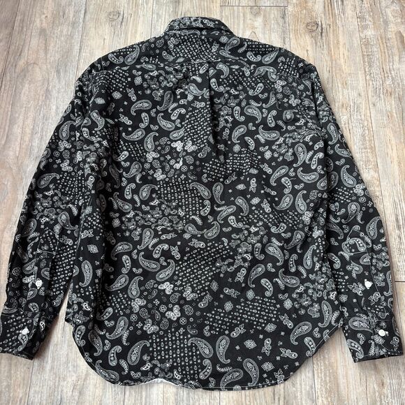 Gitman Bros Vintage Bandana Button Down Long Sleeve Western Made in USA Small - Picture 2 of 9